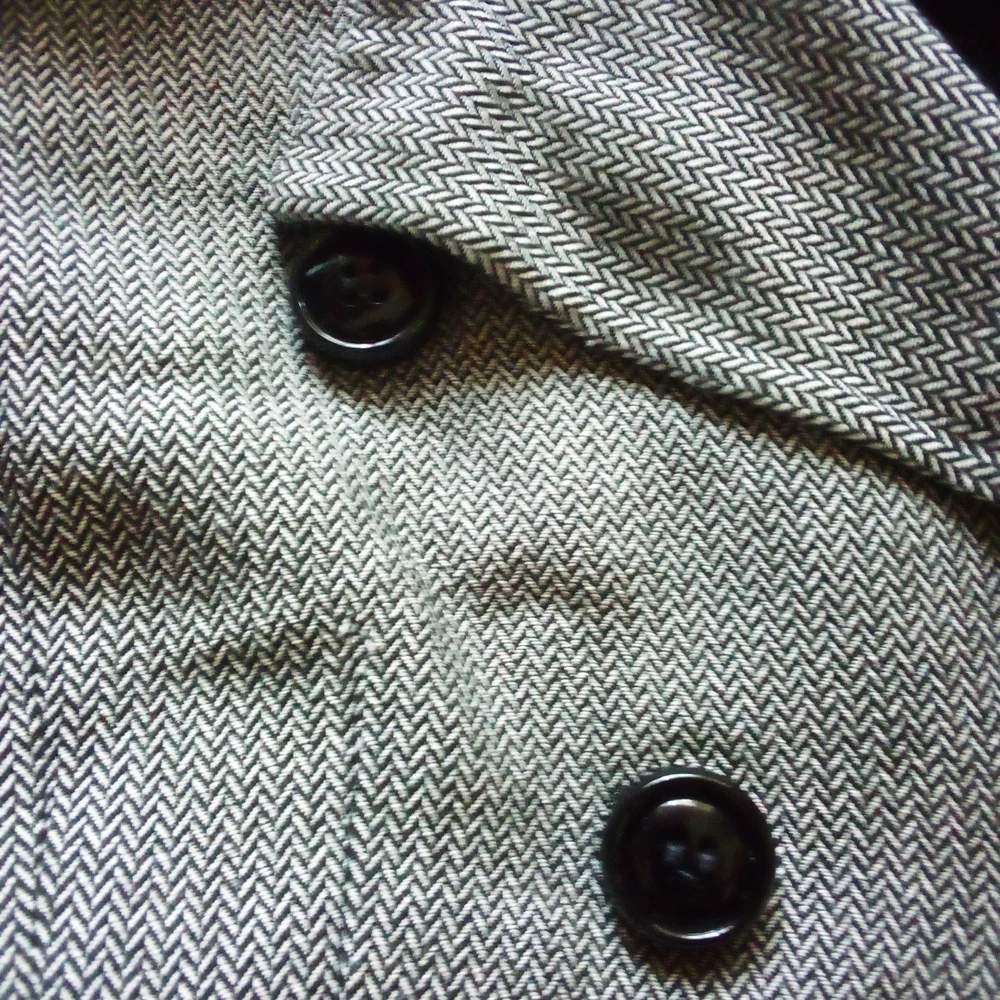 Dior Black and Gray Double-Breasted Blazer